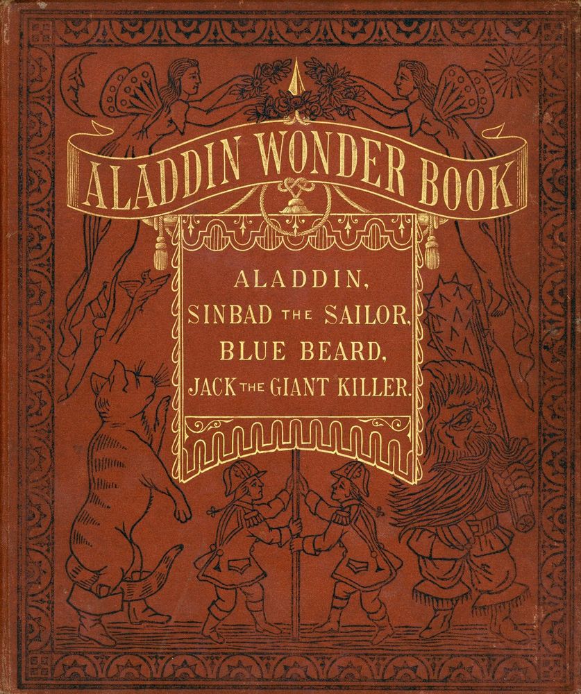 Scan 0001 of Aladdin wonder book