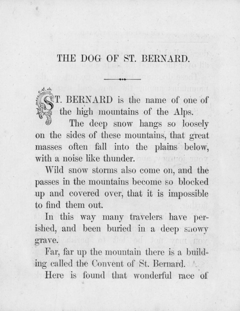 Scan 0004 of Dog of St. Bernard and other stories [State 2]
