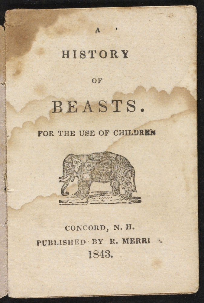 Scan 0003 of A history of beasts for the use of children