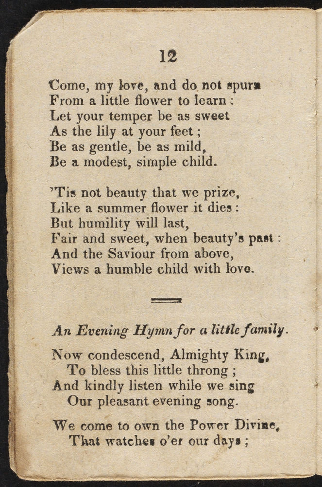 Scan 0012 of Hymns for children