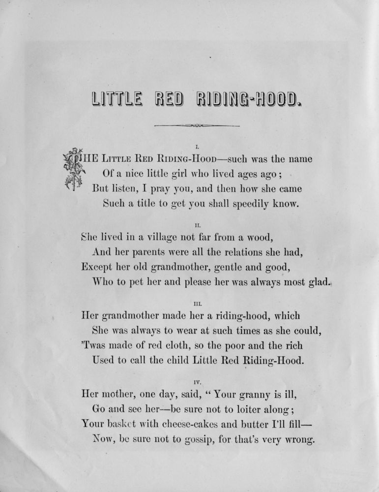 Scan 0003 of Little Red Riding Hood