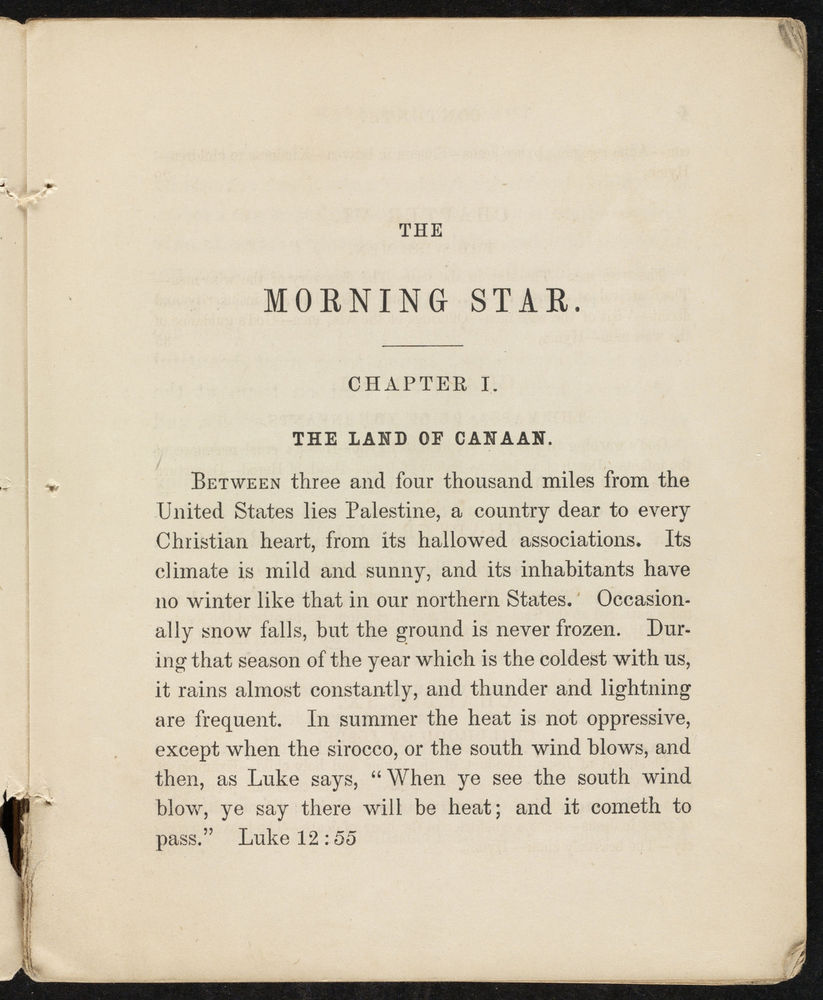 Scan 0009 of The morning star, or, Stories about the childhood of Jesus