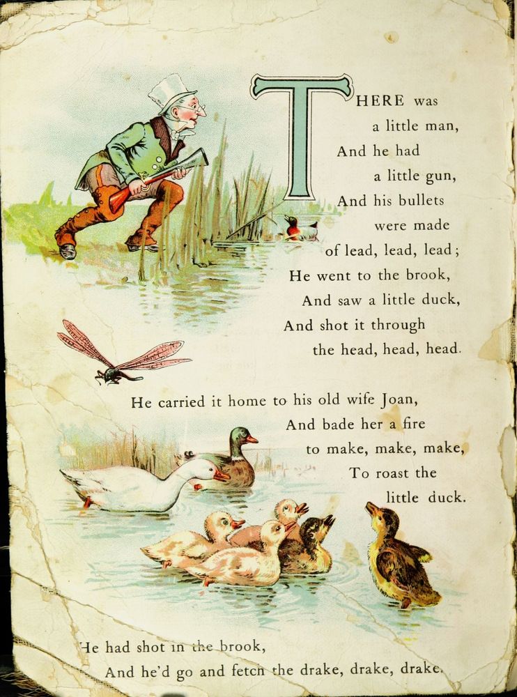 Scan 0002 of Nursery rhymes from Mother Goose with alphabet
