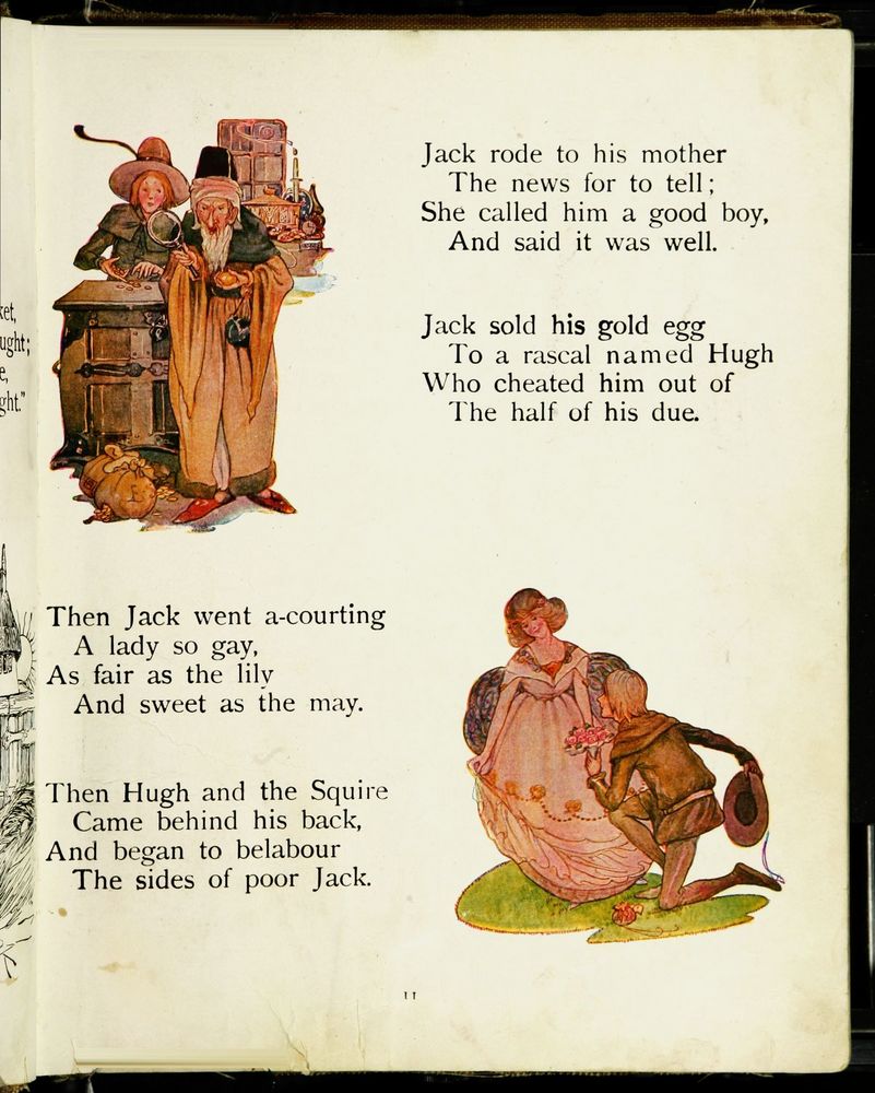 Scan 0013 of The Old Mother Goose nursery rhyme book