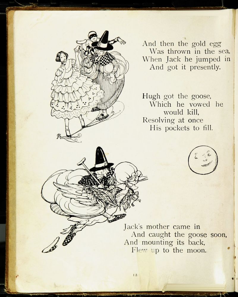 Scan 0014 of The Old Mother Goose nursery rhyme book