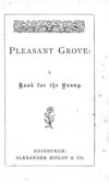 Thumbnail 0005 of Pleasant Grove : a book for the young