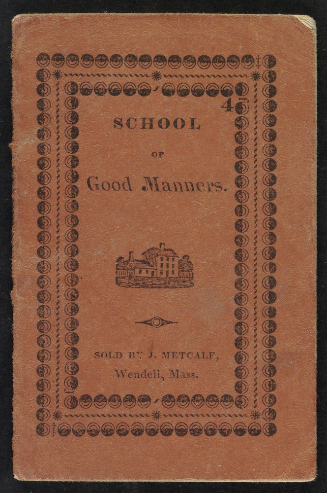 Scan 0001 of The school of good manners