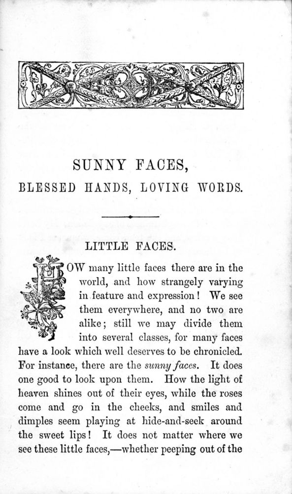 Scan 0011 of Sunny faces, blessed hands, loving words
