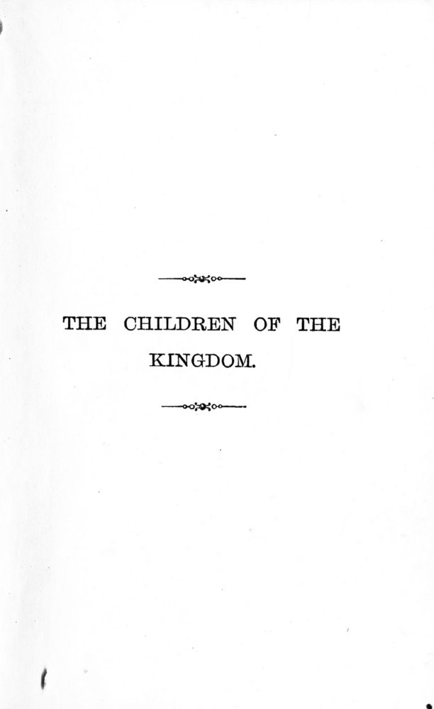 Scan 0003 of The children of the kingdom, and other stories