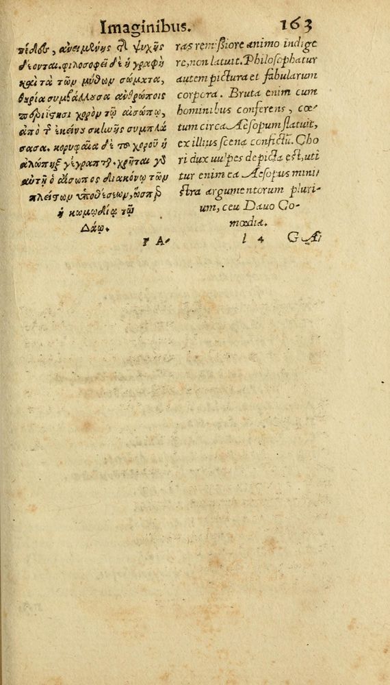 Scan 0171 of Aesopi Phrygis Fabulae graece et latine