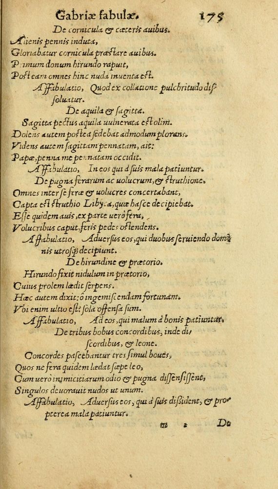 Scan 0183 of Aesopi Phrygis Fabulae graece et latine