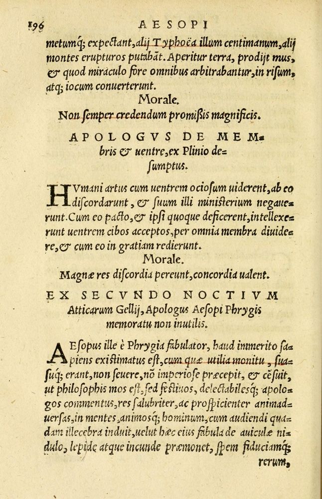 Scan 0170 of Aesopi Phrygis et aliorum fabulae