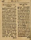 Thumbnail 0264 of Æsopi Phrygis Fabulae graece et latine, cum aliis quibusdam opusculis