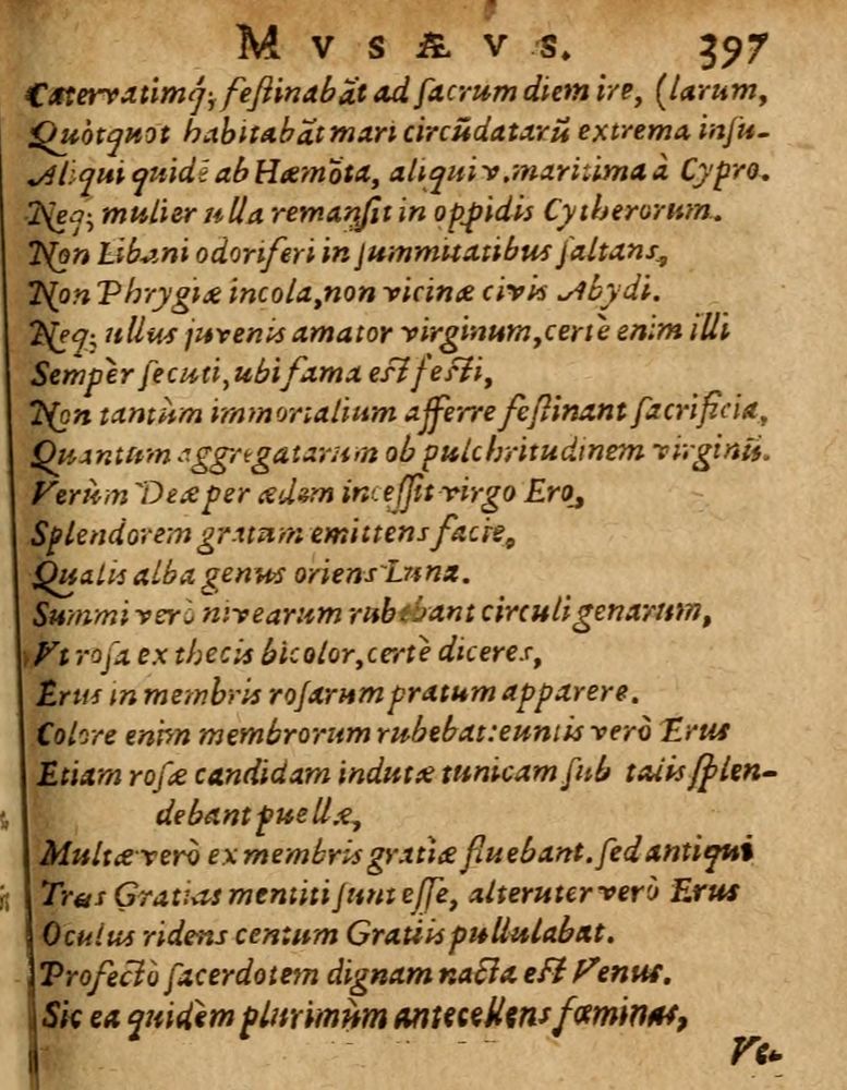Scan 0403 of Æsopi Phrygis Fabulae graece et latine, cum aliis quibusdam opusculis
