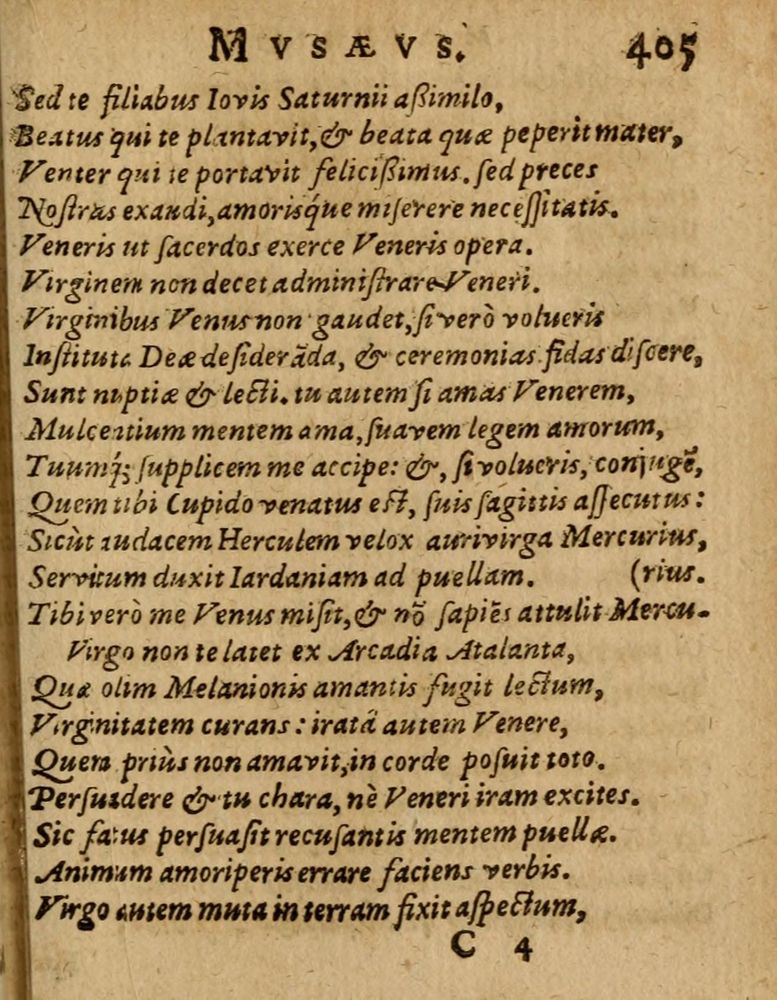 Scan 0411 of Æsopi Phrygis Fabulae graece et latine, cum aliis quibusdam opusculis