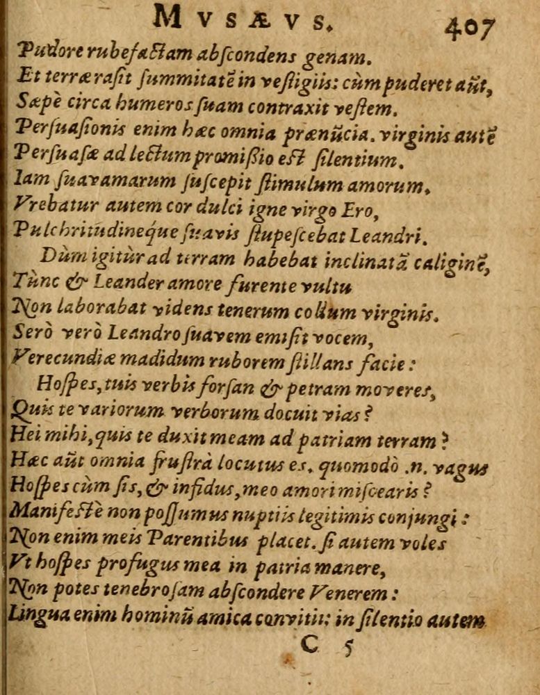 Scan 0413 of Æsopi Phrygis Fabulae graece et latine, cum aliis quibusdam opusculis