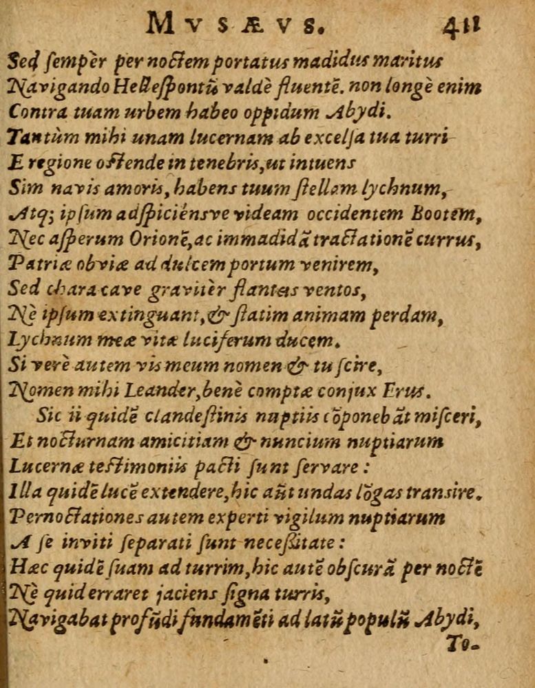 Scan 0417 of Æsopi Phrygis Fabulae graece et latine, cum aliis quibusdam opusculis
