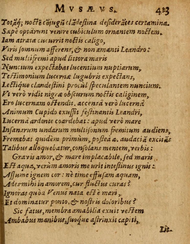 Scan 0419 of Æsopi Phrygis Fabulae graece et latine, cum aliis quibusdam opusculis