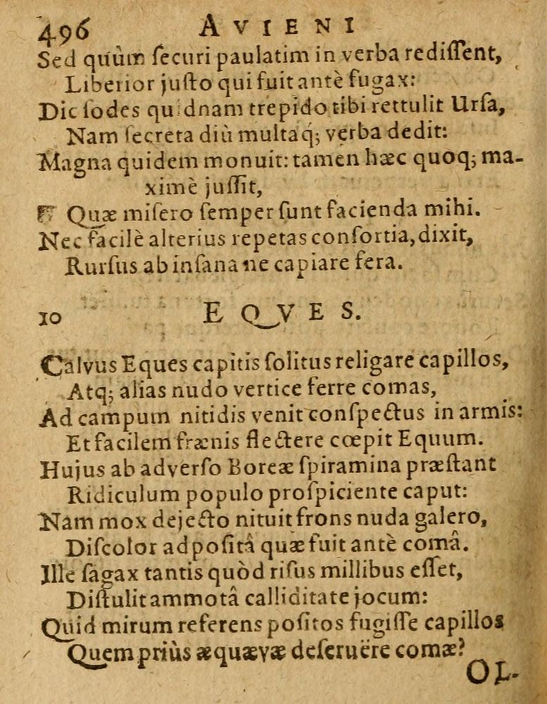Scan 0502 of Æsopi Phrygis Fabulae graece et latine, cum aliis quibusdam opusculis