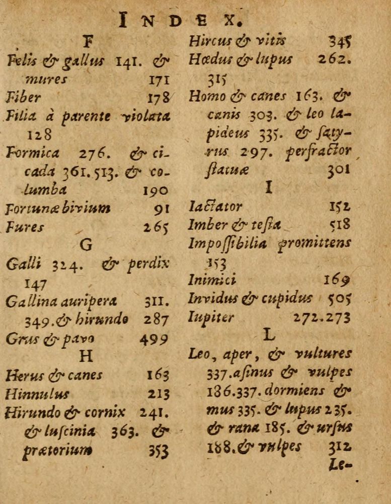Scan 0529 of Æsopi Phrygis Fabulae graece et latine, cum aliis quibusdam opusculis