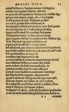 Thumbnail 0079 of Aesopi Phrygis Fabellae Graece & Latine, cum alijs opusculis, quorum index proxima refertur pagella.