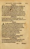 Thumbnail 0185 of Aesopi Phrygis Fabellae Graece & Latine, cum alijs opusculis, quorum index proxima refertur pagella.
