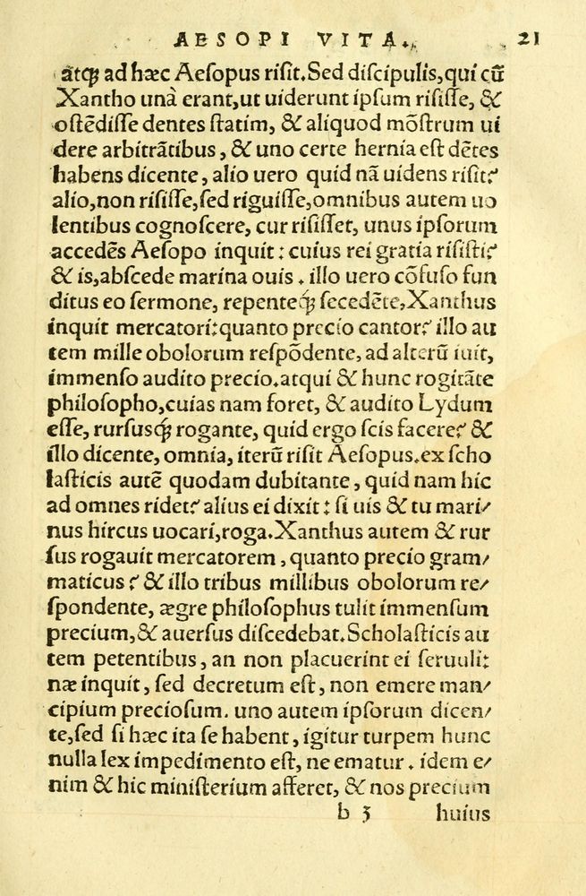 Scan 0025 of Aesopi Phrygis fabellae græce & latine