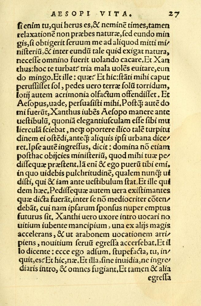 Scan 0031 of Aesopi Phrygis fabellae græce & latine