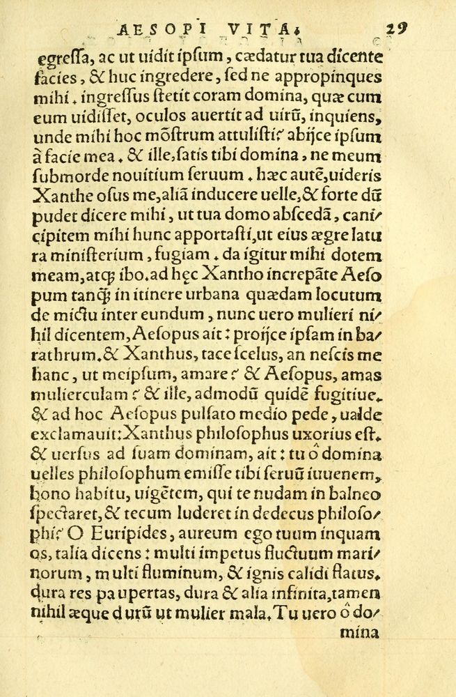 Scan 0033 of Aesopi Phrygis fabellae græce & latine