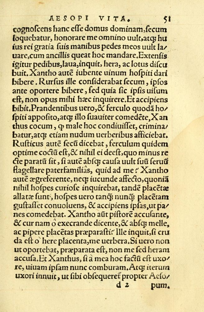 Scan 0055 of Aesopi Phrygis fabellae græce & latine