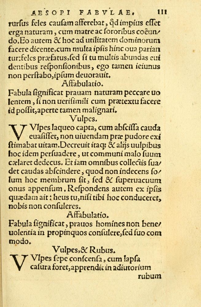 Scan 0115 of Aesopi Phrygis fabellae græce & latine