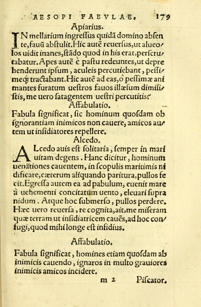 Scan 0183 of Aesopi Phrygis fabellae græce & latine