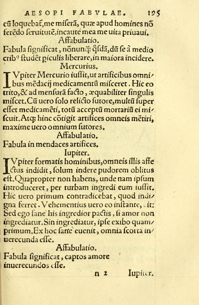 Scan 0199 of Aesopi Phrygis fabellae græce & latine