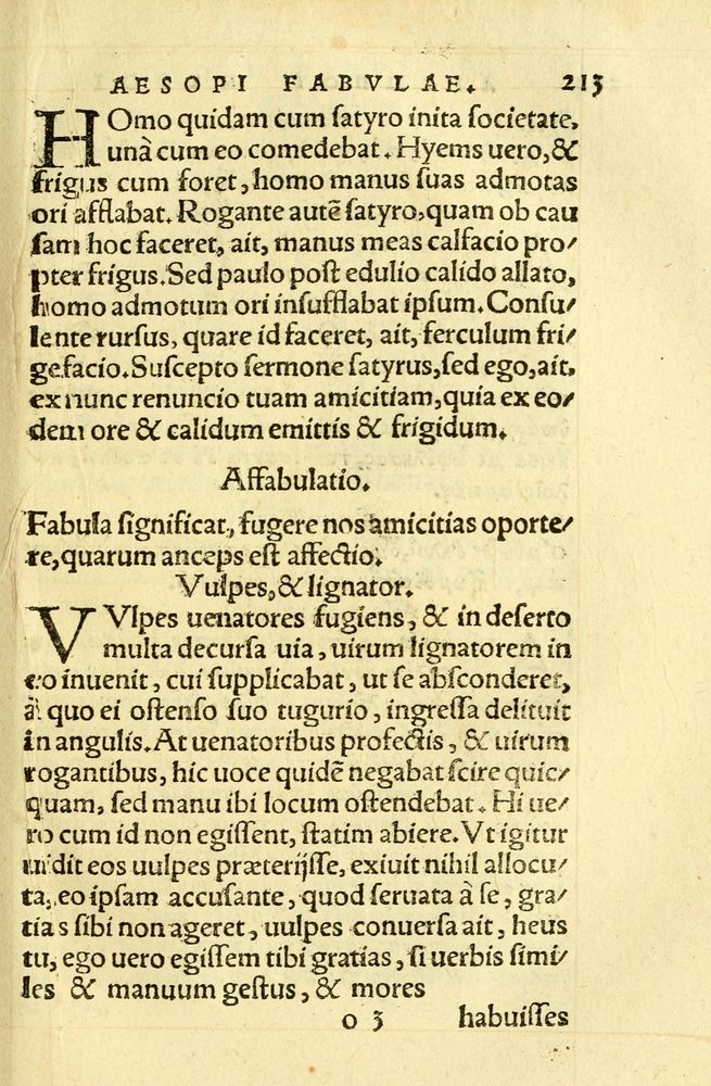 Scan 0217 of Aesopi Phrygis fabellae græce & latine