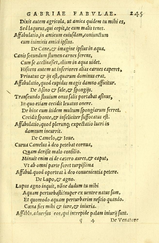 Scan 0251 of Aesopi Phrygis fabellae græce & latine