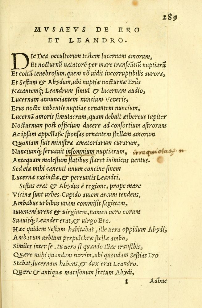 Scan 0293 of Aesopi Phrygis fabellae græce & latine