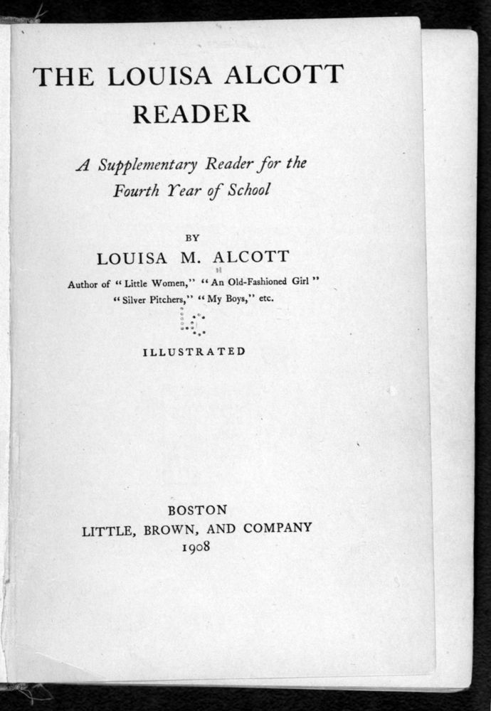 Scan 0007 of The Louisa Alcott reader