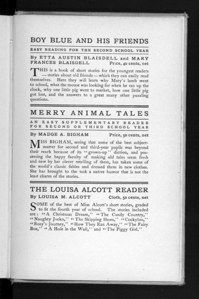 Scan 0229 of The Louisa Alcott reader