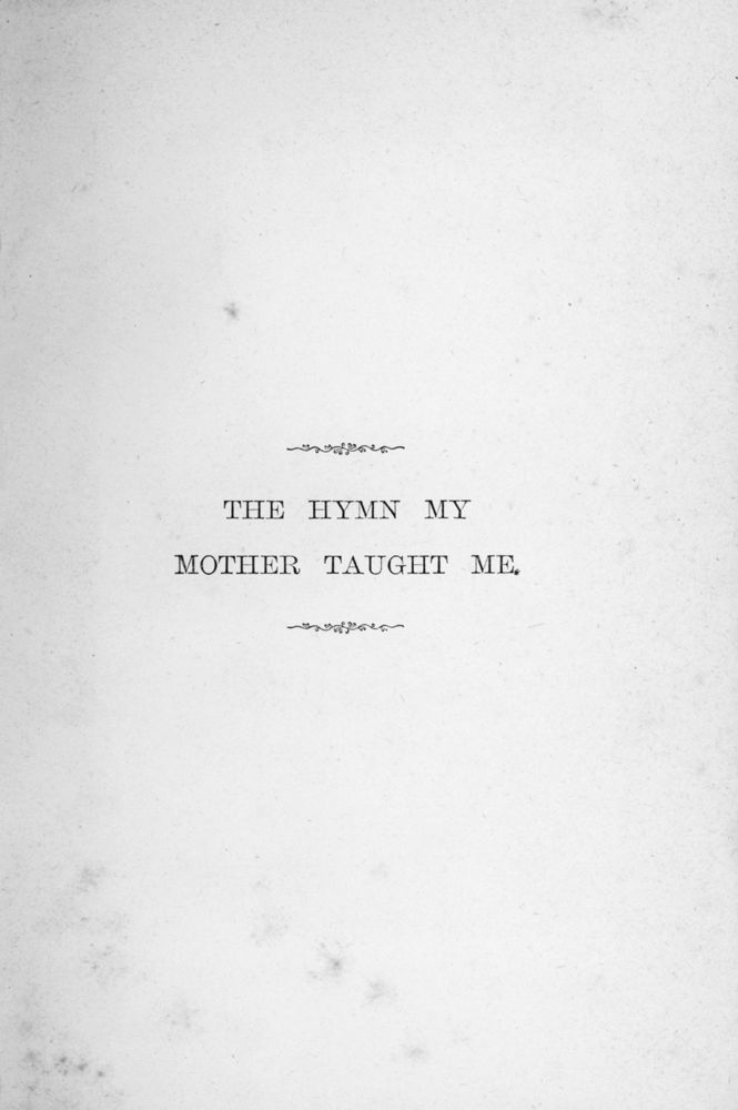 Scan 0003 of The hymn my mother taught me, and other stories