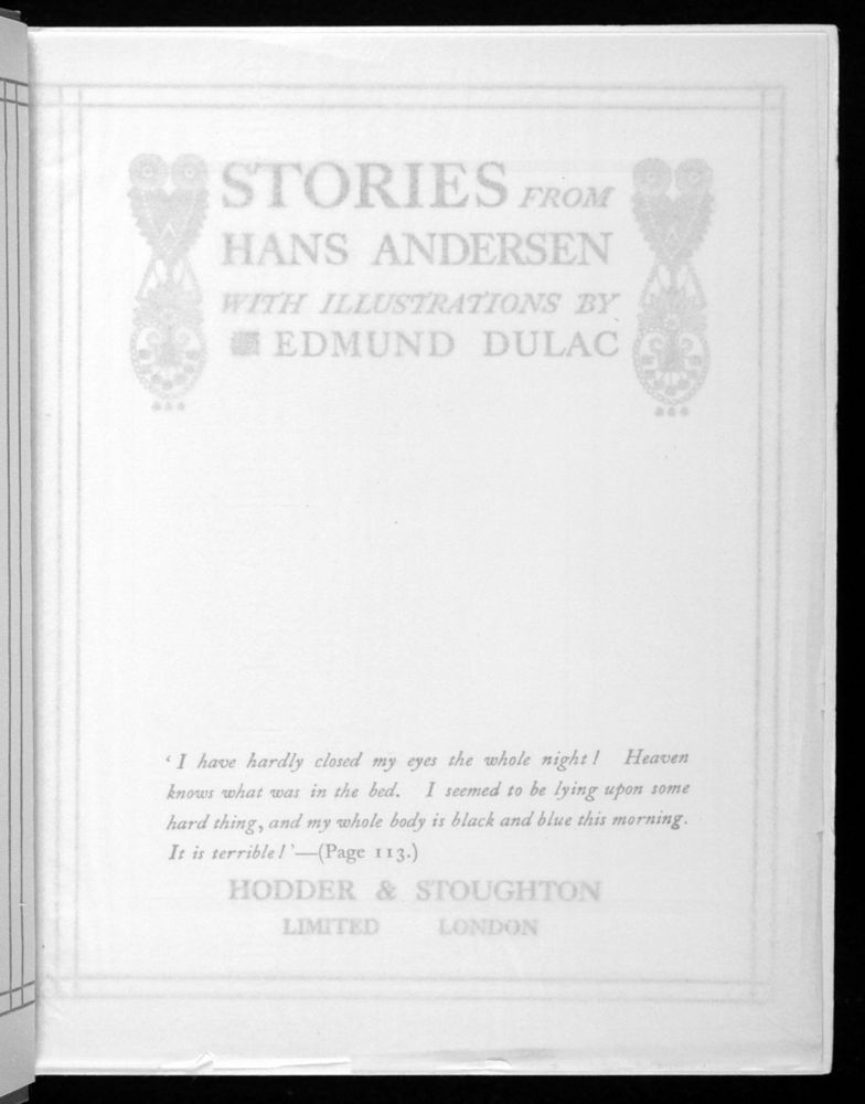 Scan 0007 of Stories from Hans Christian Andersen