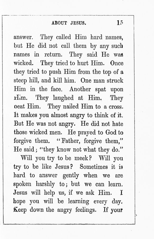 Scan 0019 of Sabbath talks about Jesus