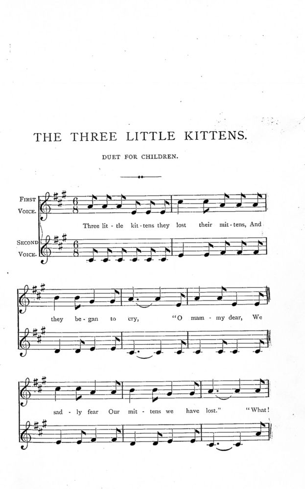 Scan 0009 of Three little kittens
