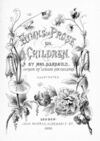 Thumbnail 0005 of Hymns in prose for children