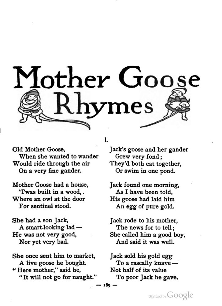 Scan 0195 of Stories of Mother Goose village