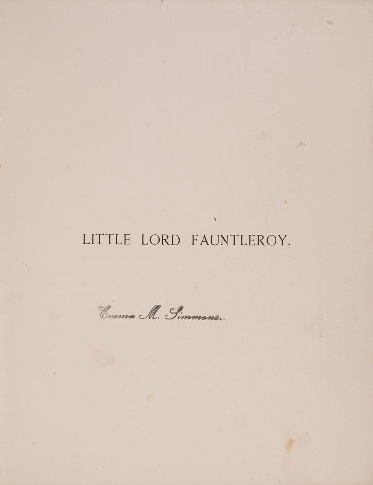 Scan 0009 of Little Lord Fauntleroy