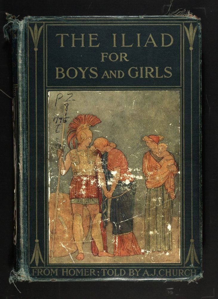 Scan 0001 of The Iliad for boys and girls
