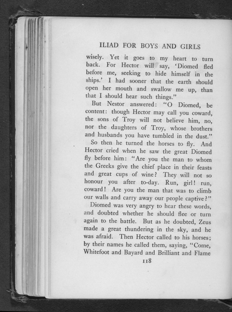 Scan 0126 of The Iliad for boys and girls