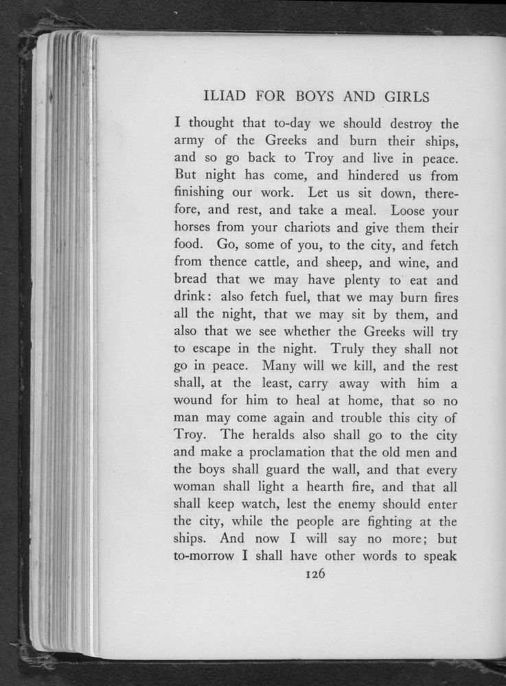 Scan 0136 of The Iliad for boys and girls