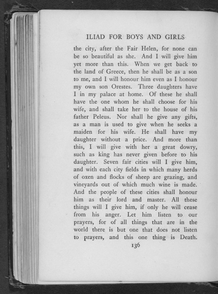 Scan 0146 of The Iliad for boys and girls
