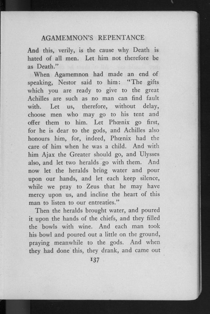 Scan 0147 of The Iliad for boys and girls
